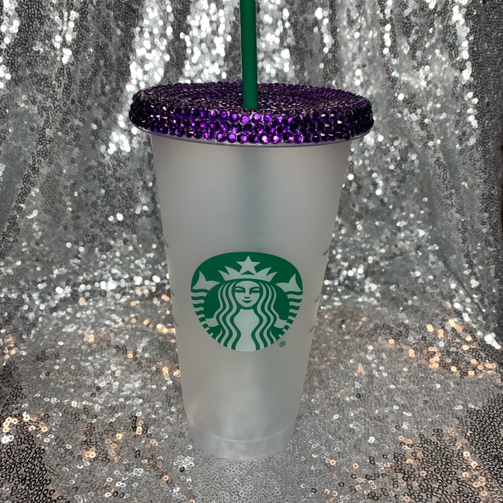 Starbucks customized bling cup